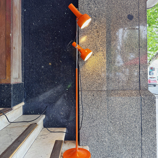 OSLO AUSTRALIA / Dual Head Floor Lamp - Orange