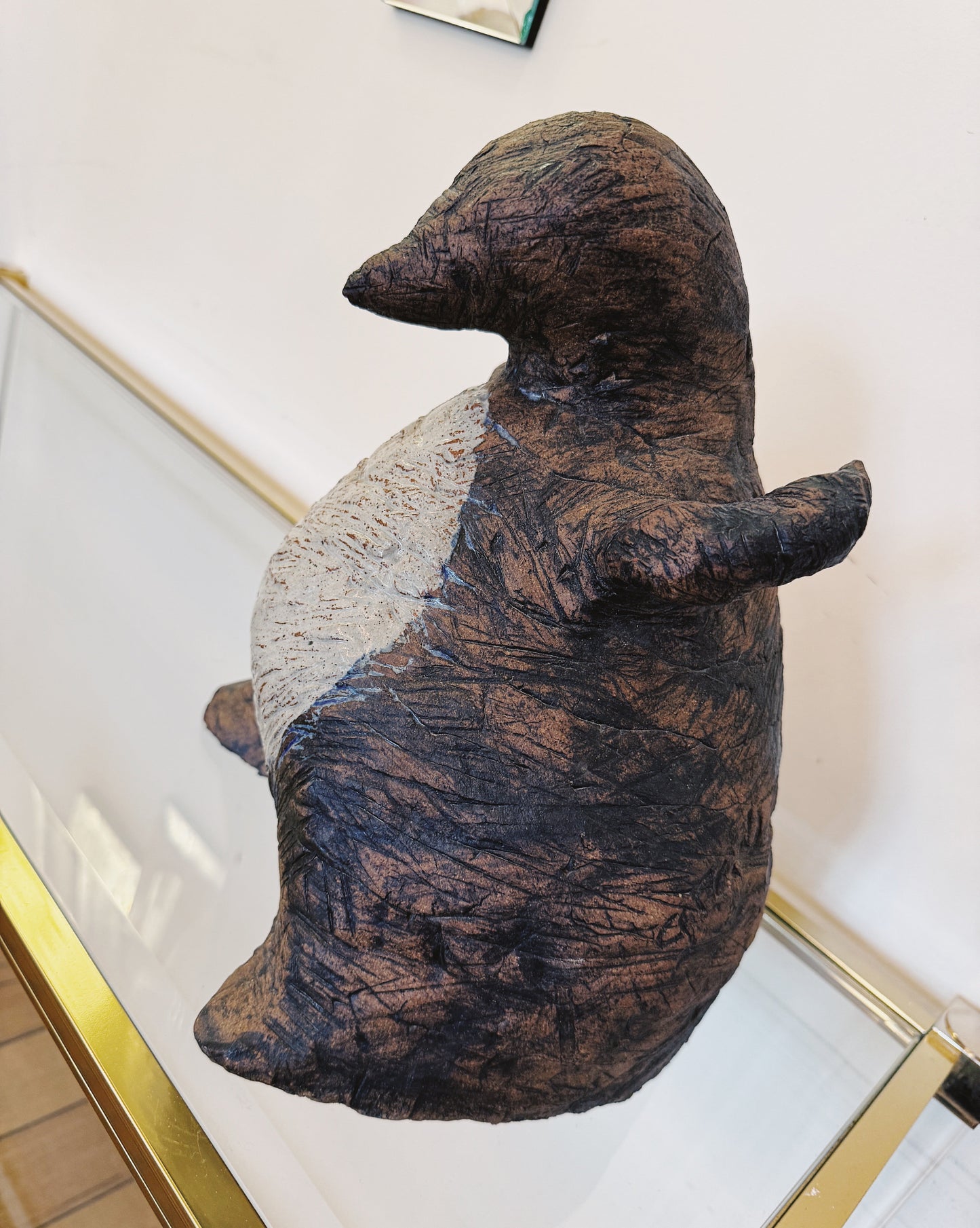 1970s / Earthenware Penguin Sculpture