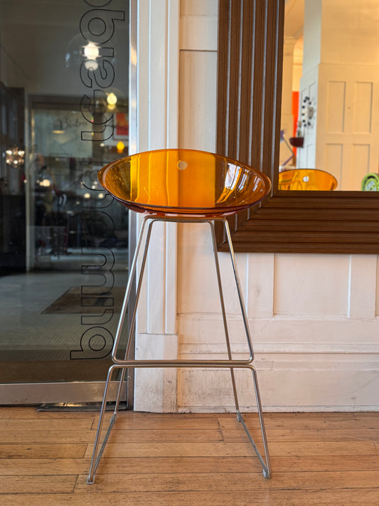 UNNEW / Pedrali Gliss 902 Acrylic & Chrome Bar Stools
