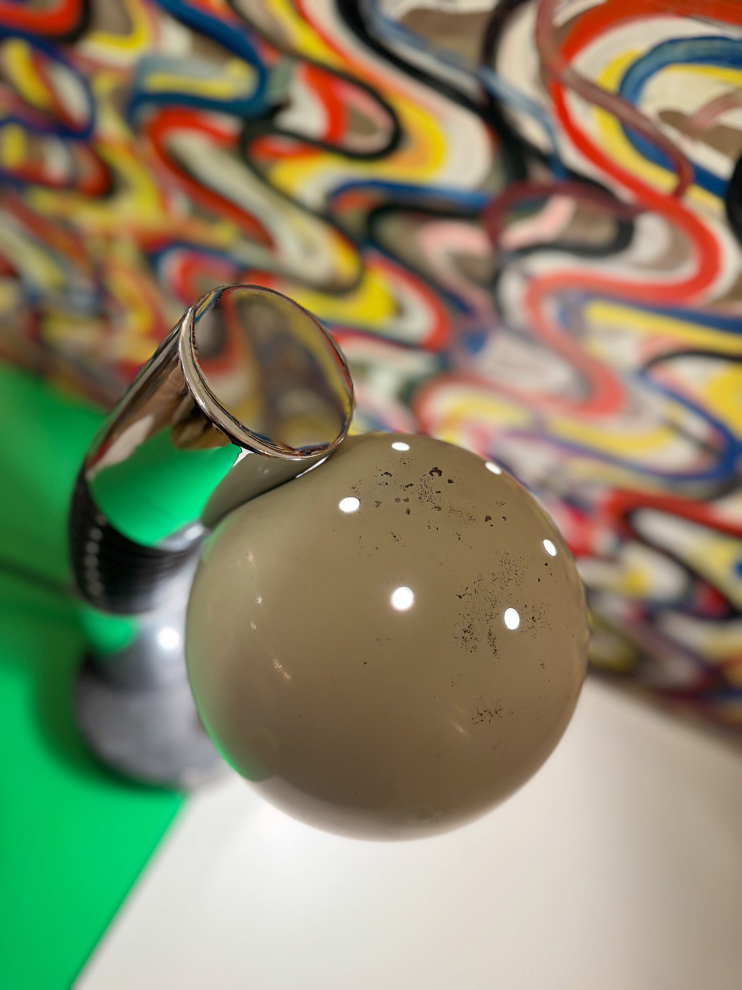 VINTAGE / Italian Gooseneck Table Lamp
