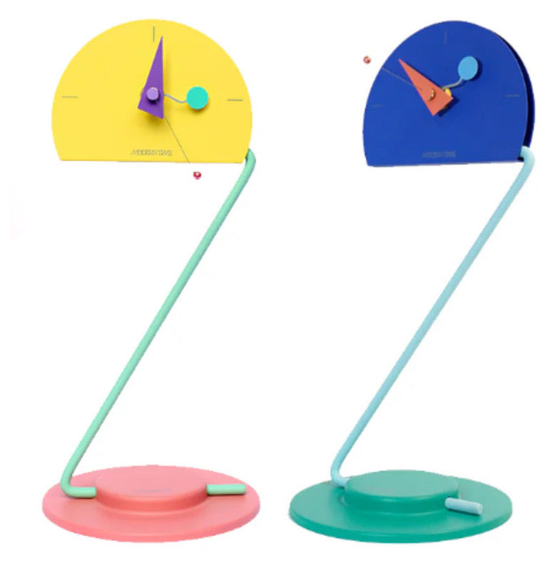 CANETTI / 1984 Peacock Desk Clock by Kato Takashi & Nicolai Canetti