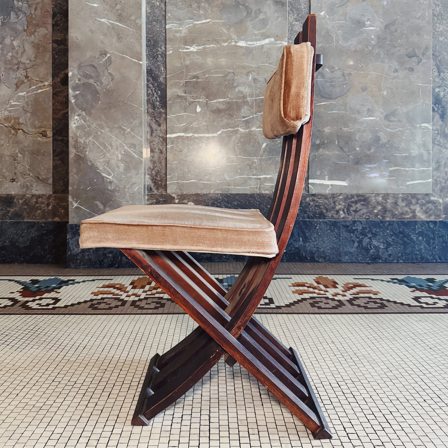 VINTAGE / Harvey Probber Style 'X' Chair 1960s