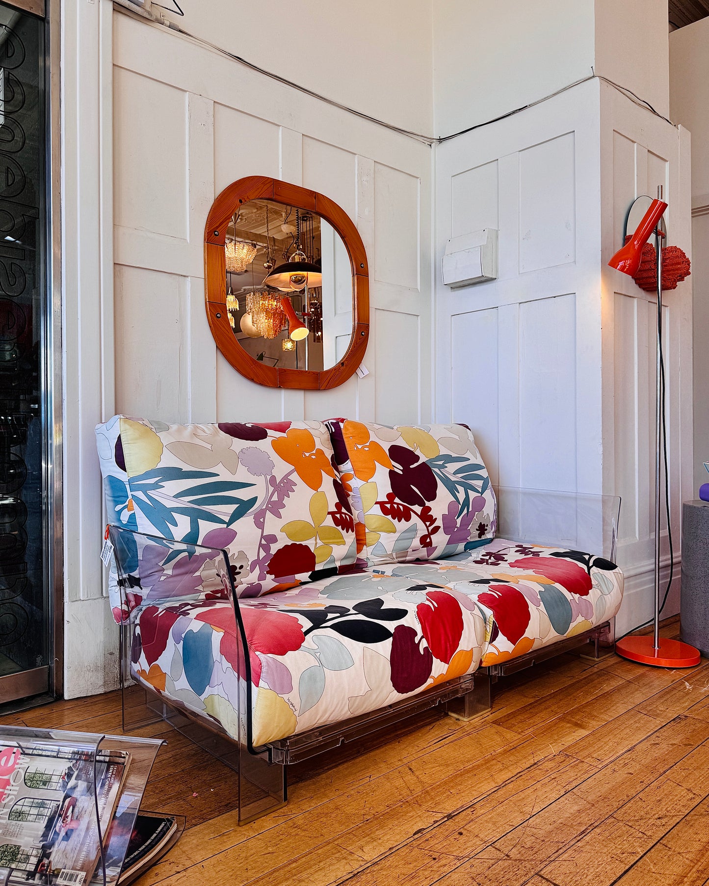 UNNEW / Kartell  x Missoni POP 2-Seater Sofa by Piero Lissoni and Carlo Tamborini