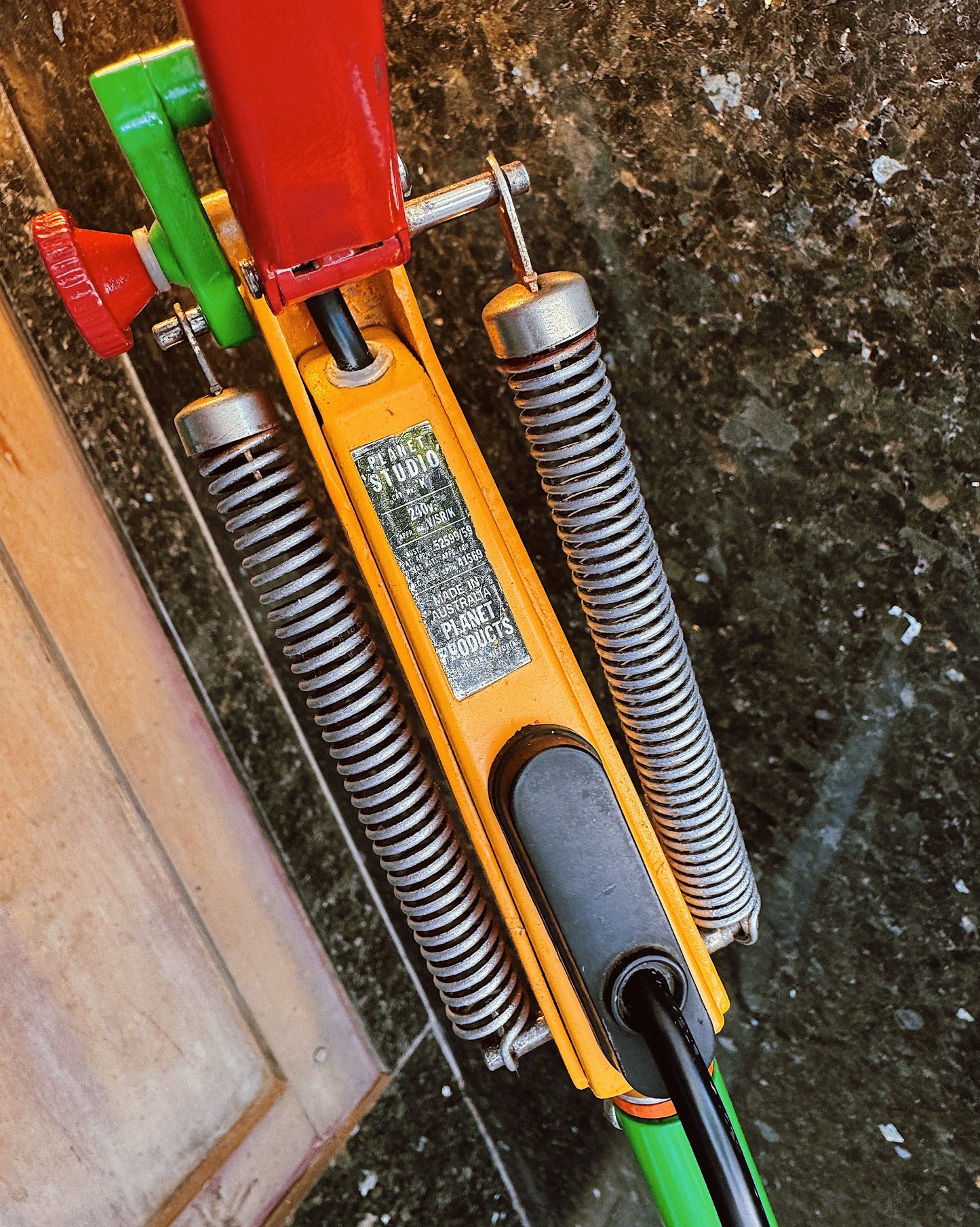 PLANET / Vintage Studio K Floor Lamp w/custom Multicolour Paintwork