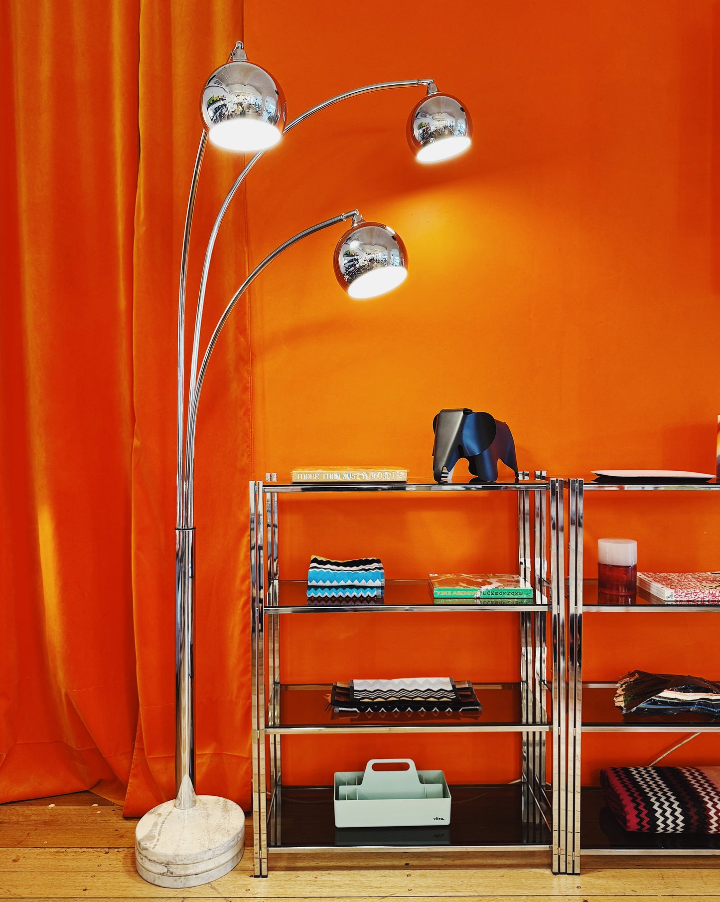 VINTAGE / 3 Arm Arc Floor Lamp