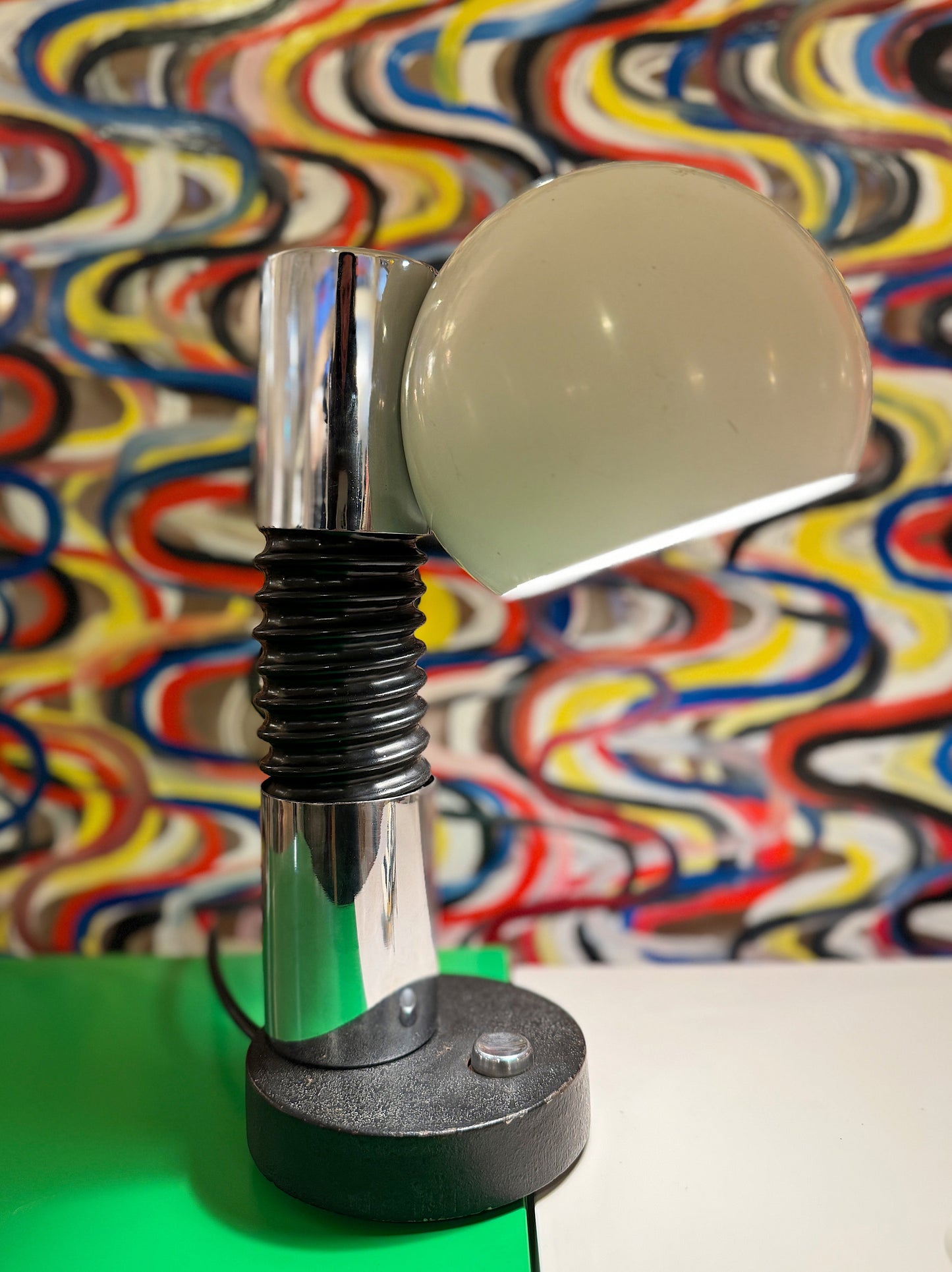 VINTAGE / Italian Gooseneck Table Lamp