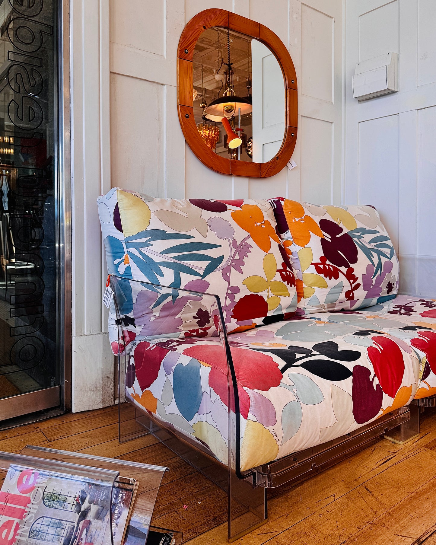 UNNEW / Kartell  x Missoni POP 2-Seater Sofa by Piero Lissoni and Carlo Tamborini