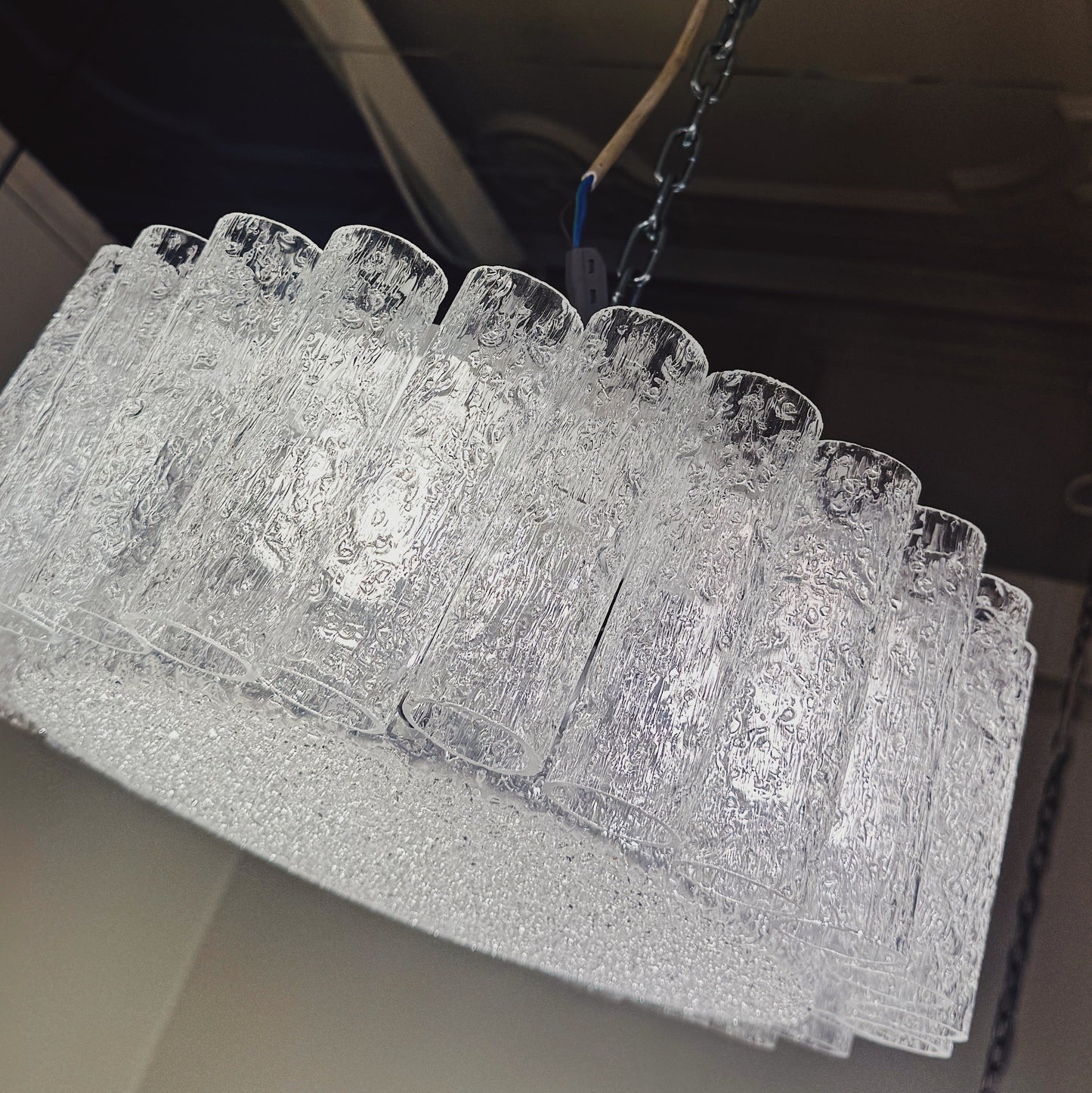 DORIA LEUCHTEN / German 1960s Chandelier