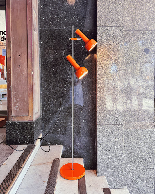 OSLO AUSTRALIA / Dual Head Floor Lamp - Orange