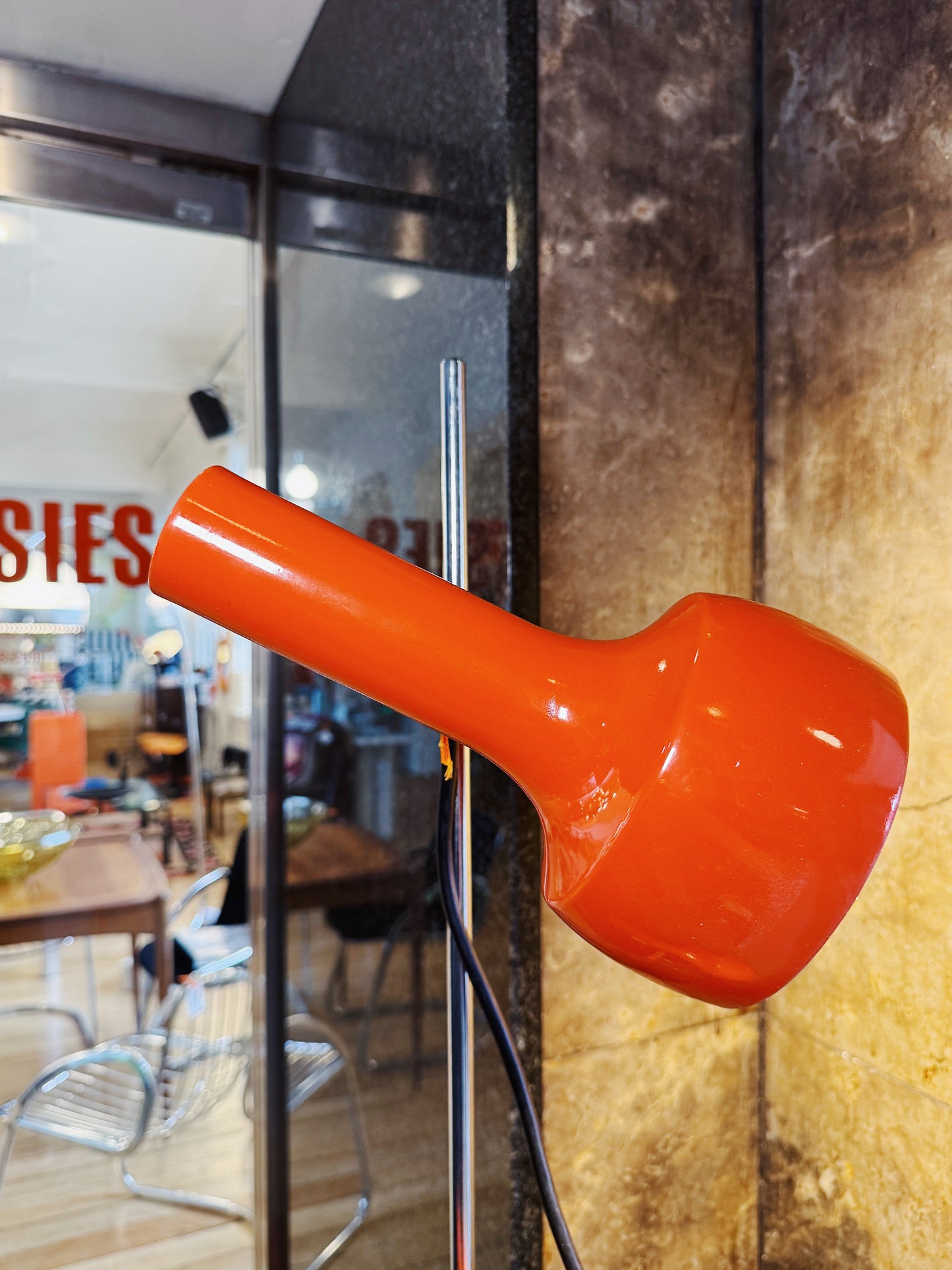 OSLO AUSTRALIA / Dual Head Floor Lamp - Orange