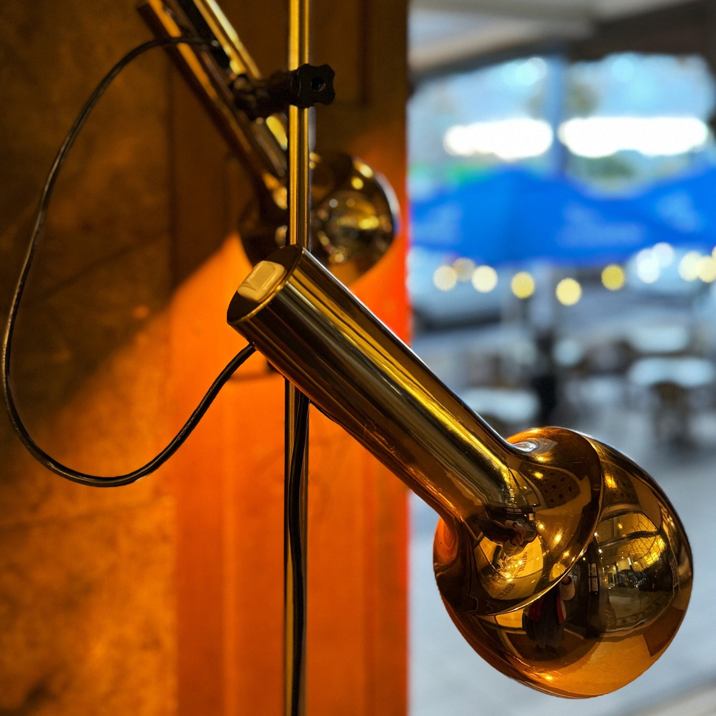 OSLO AUSTRALIA / Dual Head Floor Lamp - Gold