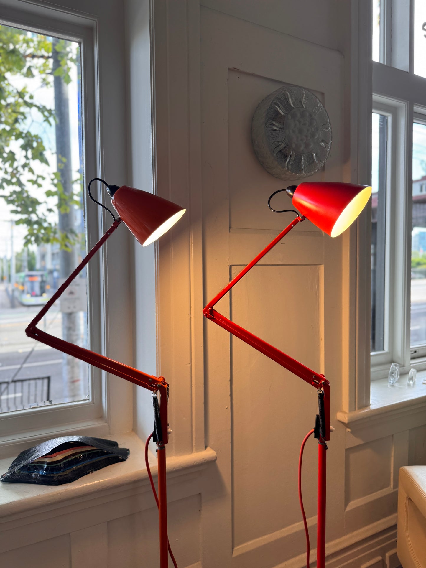 VINTAGE / Planet Aust. Studio K Floor Lamp - Blood Orange