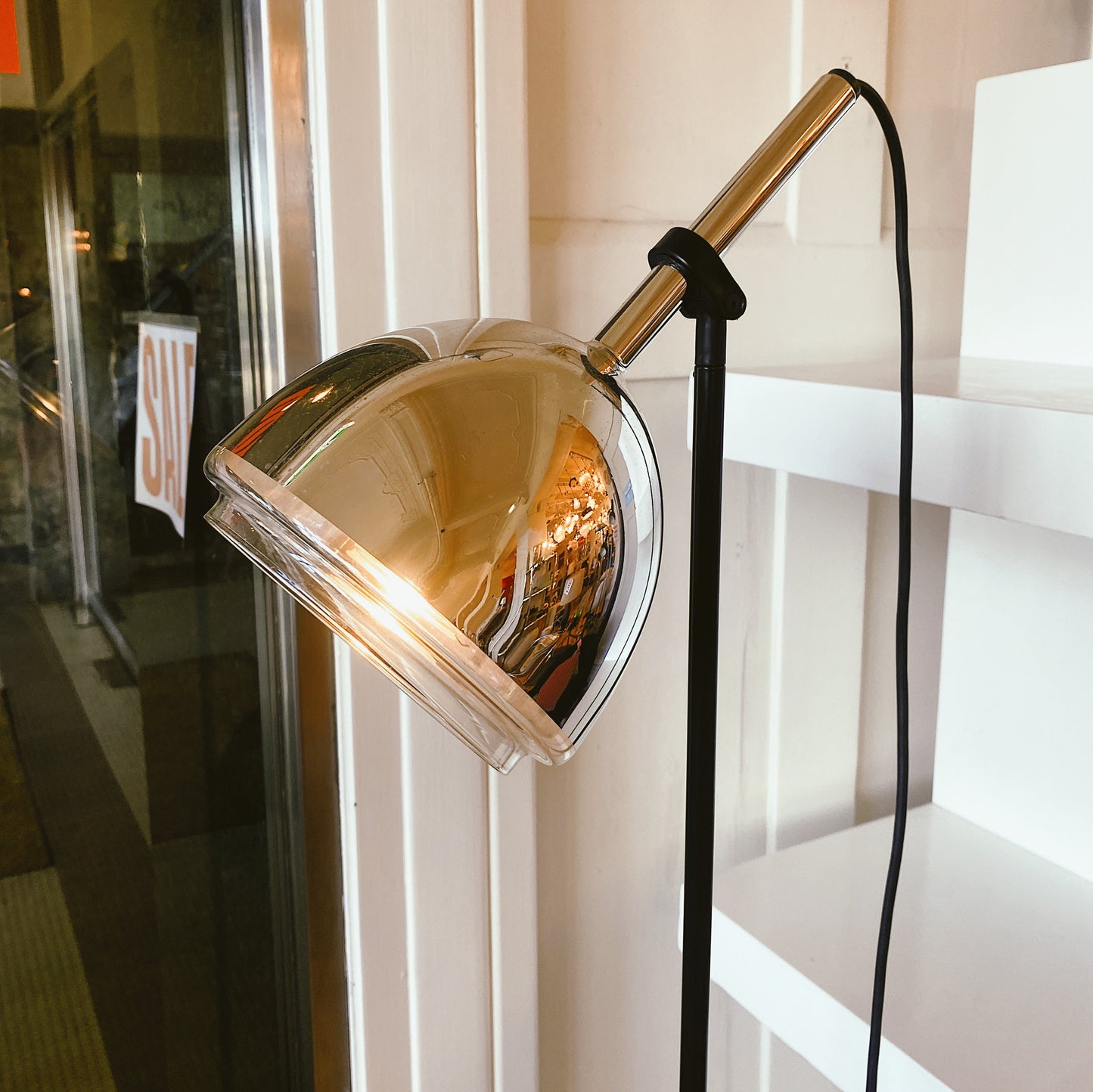 LIGNE ROSET / Chrome Bell Floor Lamp
