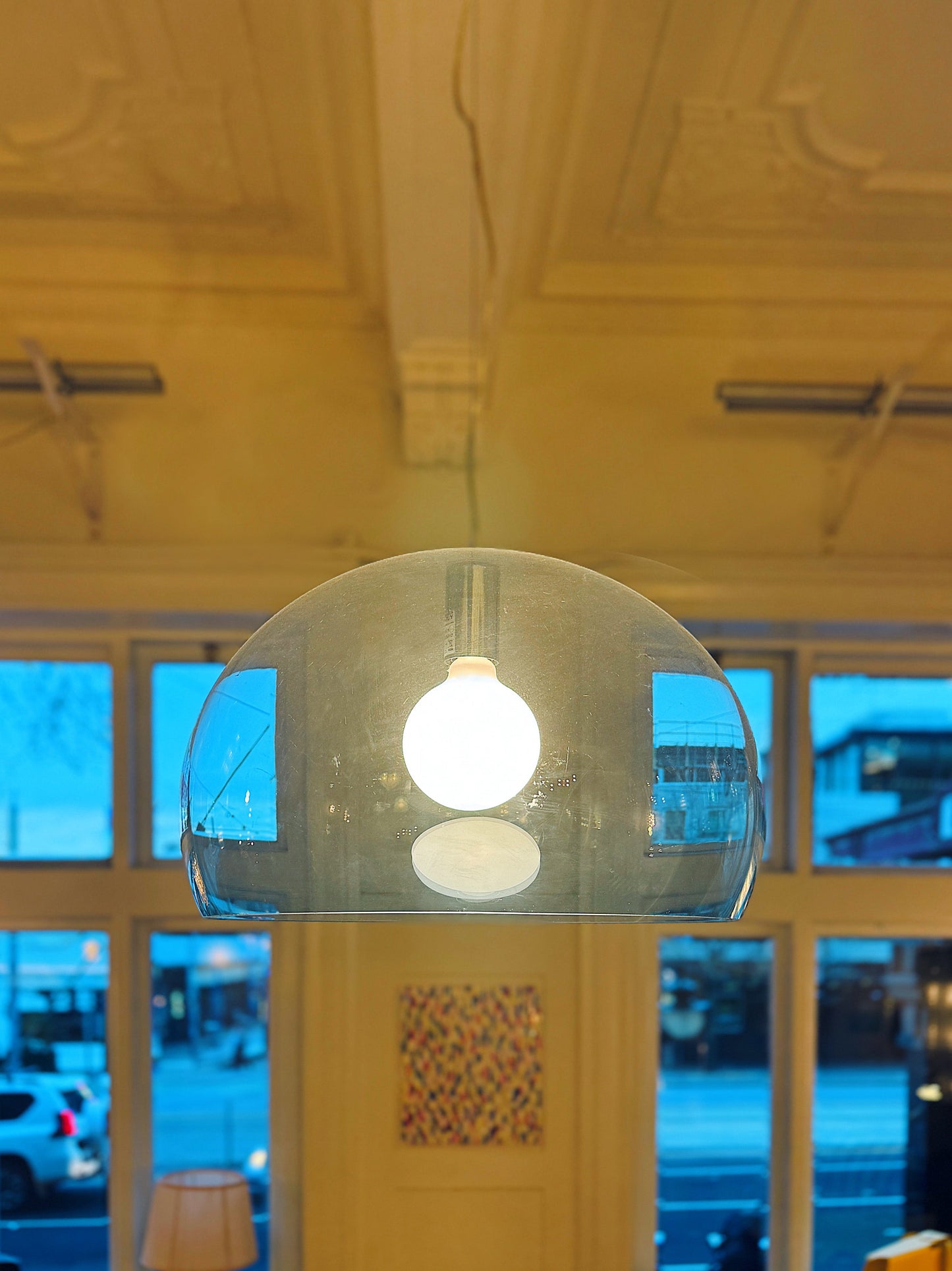 KARTELL  / FL/Y Cloud Blue Pendant Lamp by Ferruccio Laviani