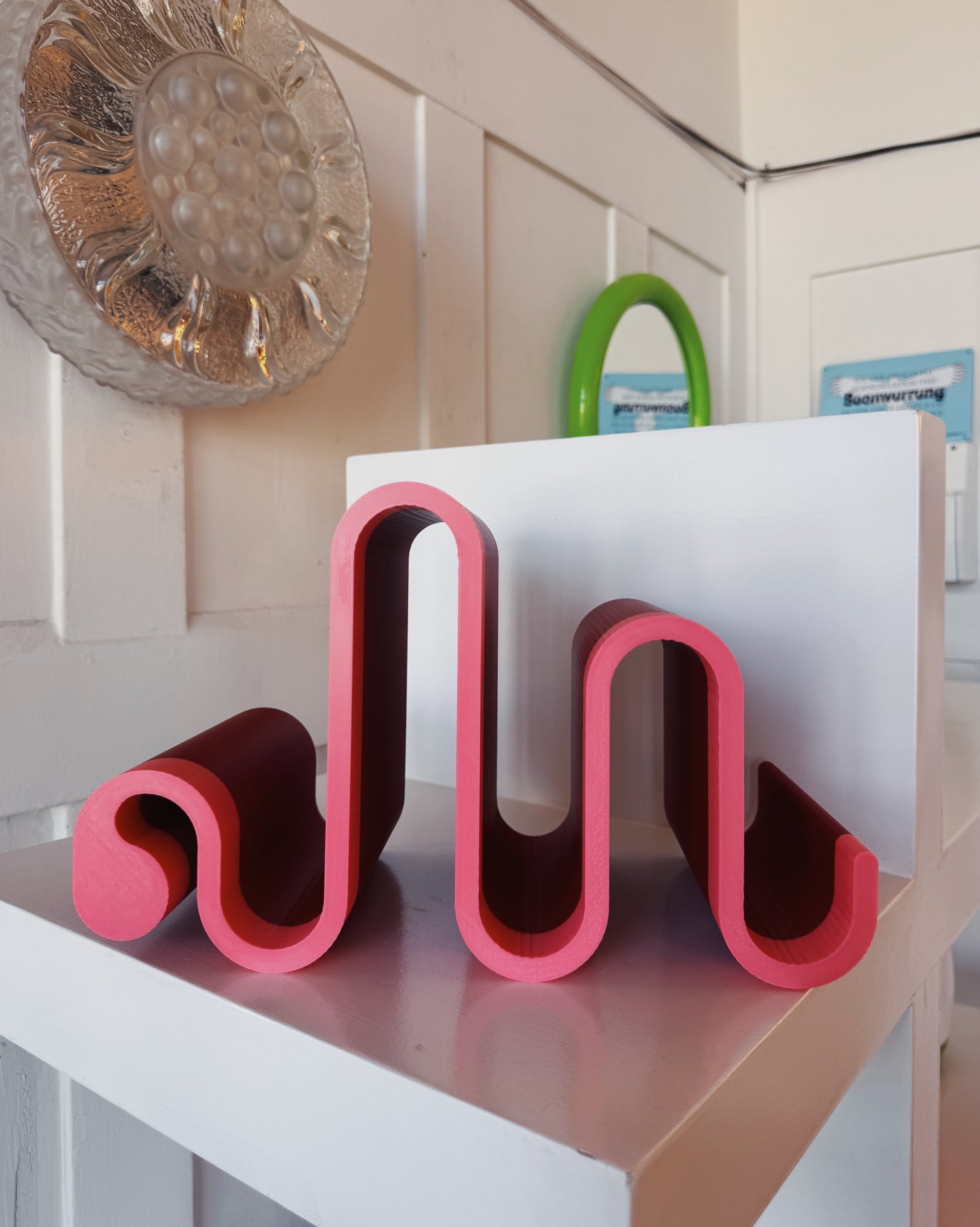 PRIMARY RESIDENCE / Apostrophus Bookstand Large - Burgundy & Pink