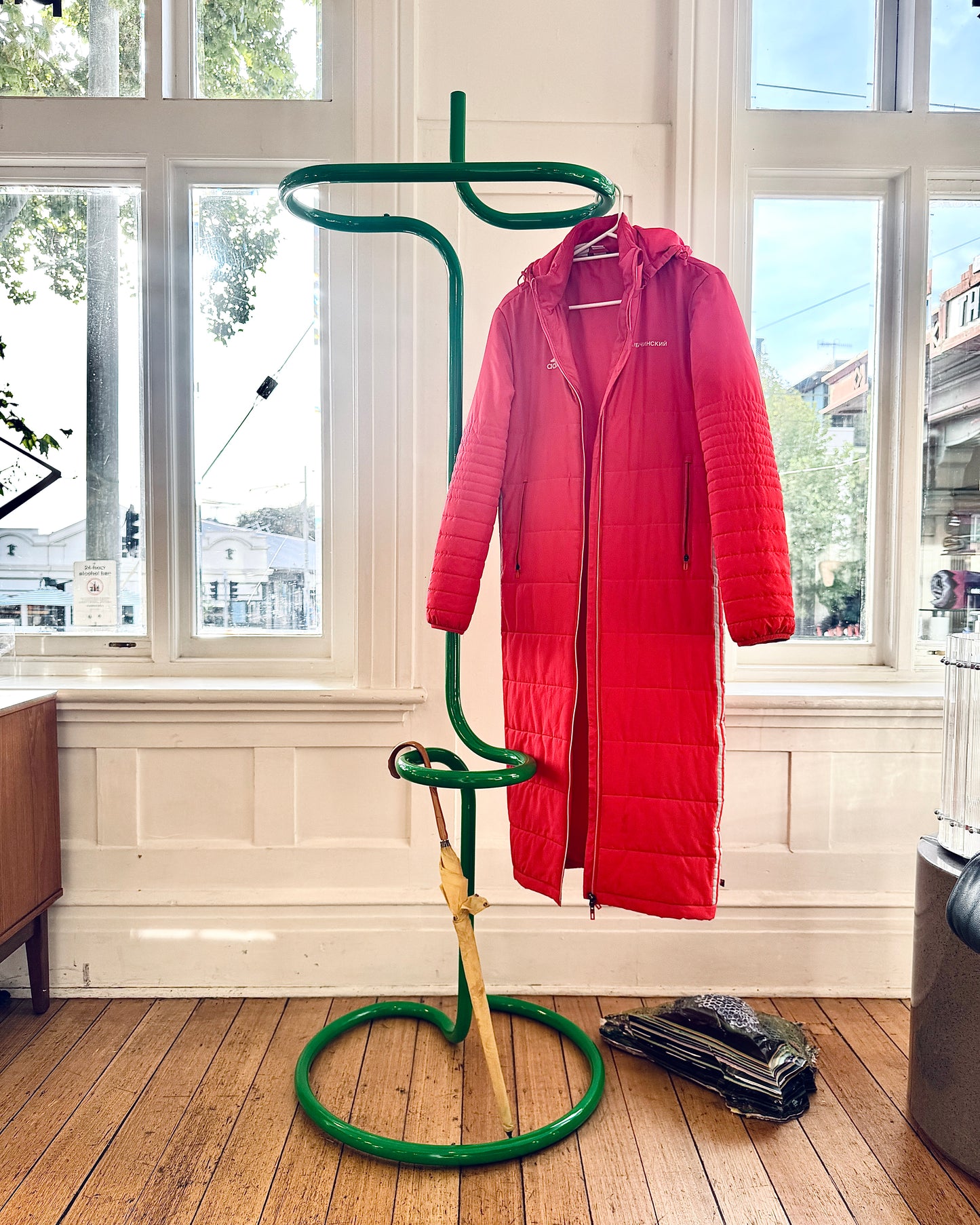 ZCW / Tubular X-Tall Coat Stand - Green