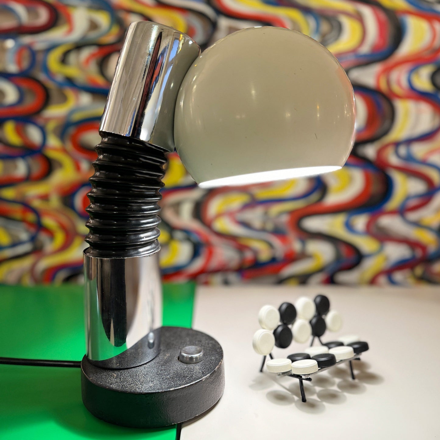 VINTAGE / Italian Gooseneck Table Lamp