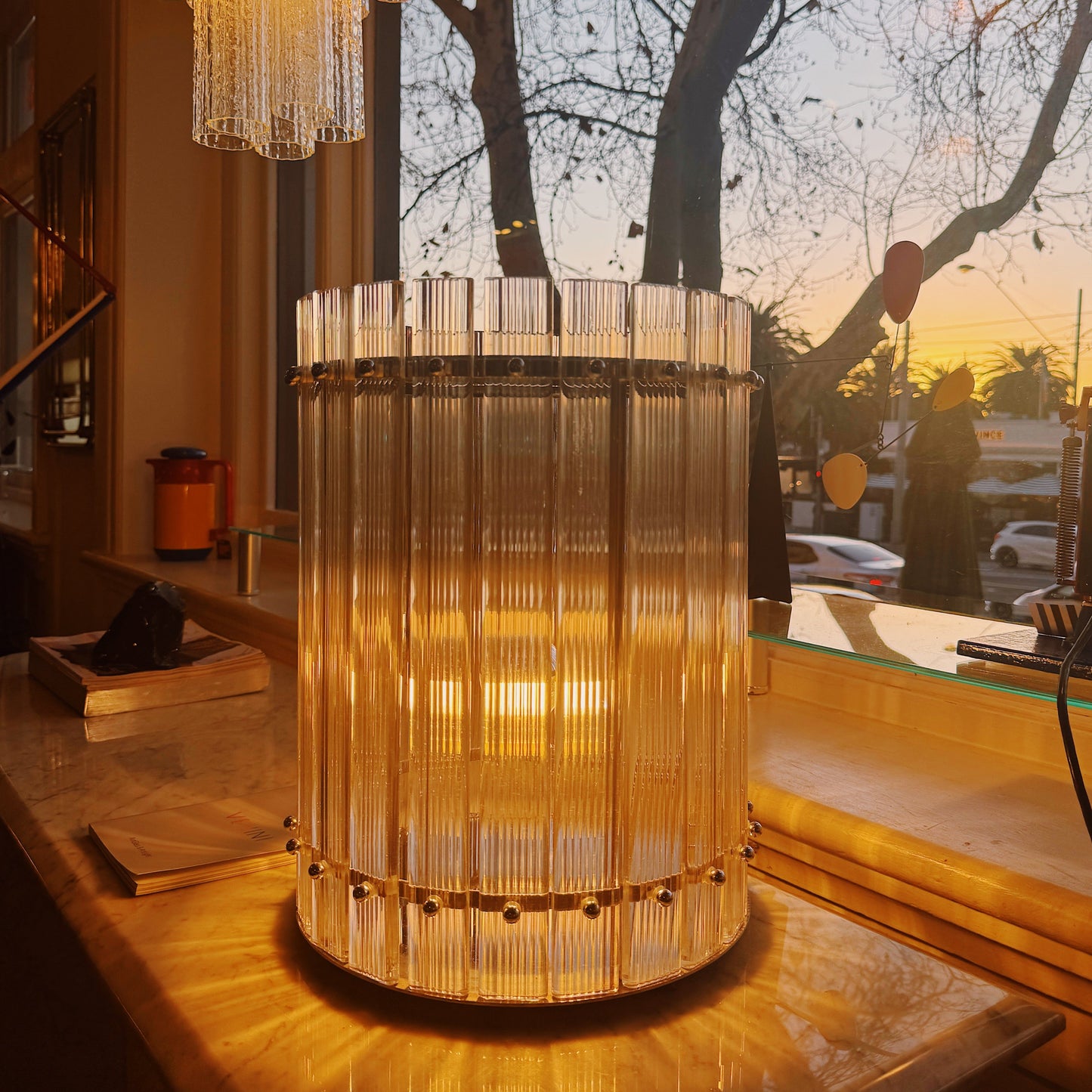 VENINI / Nastri Crystal Glass Table Lamp