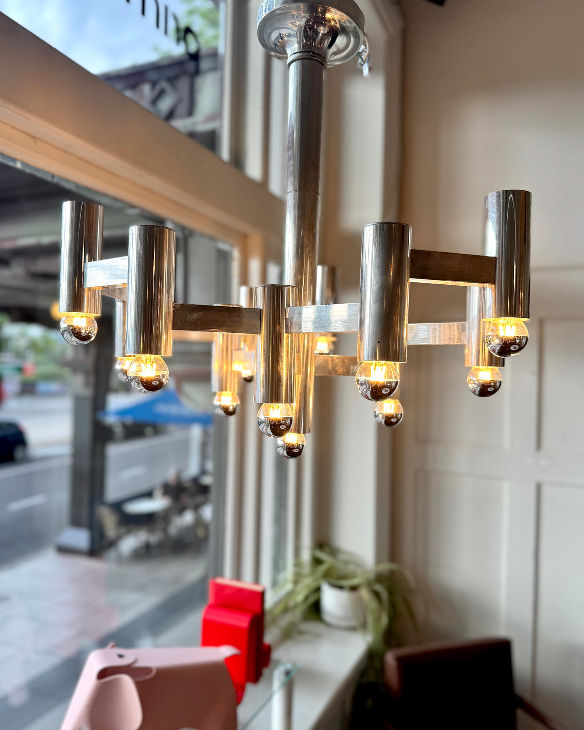 VINTAGE / Gaetano Sciolari Candelabra Chandelier