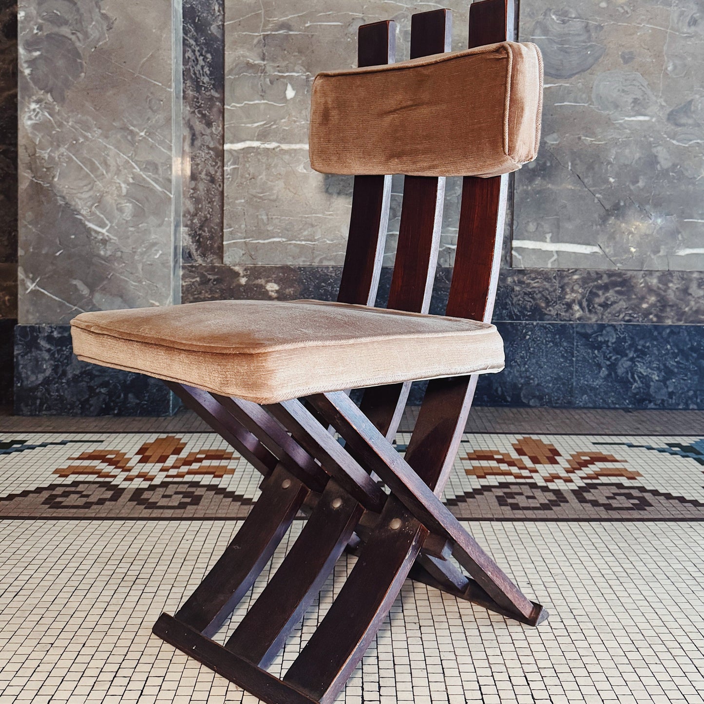 VINTAGE / Harvey Probber Style 'X' Chair 1960s