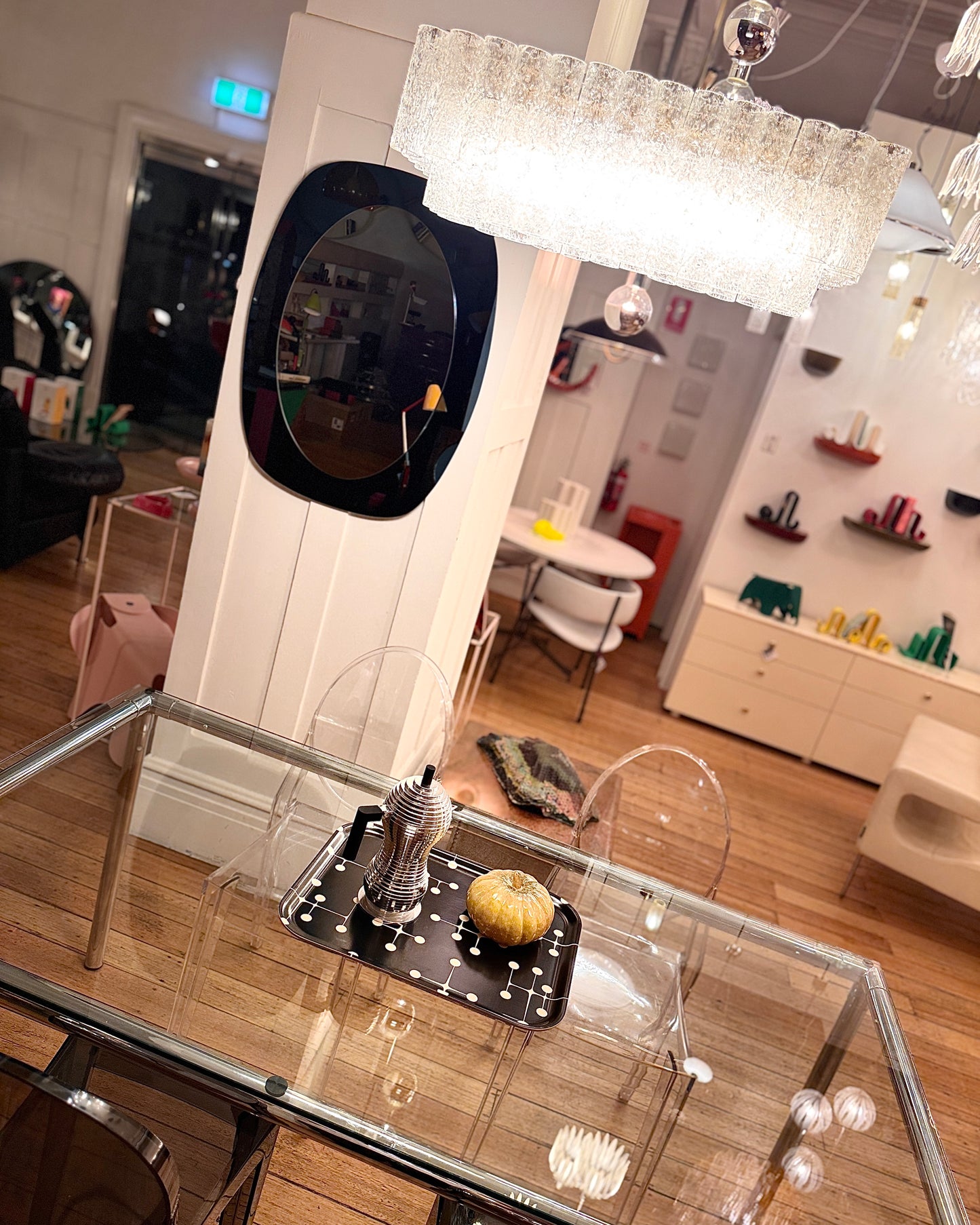VINTAGE / Tubular Chrome Dining Table