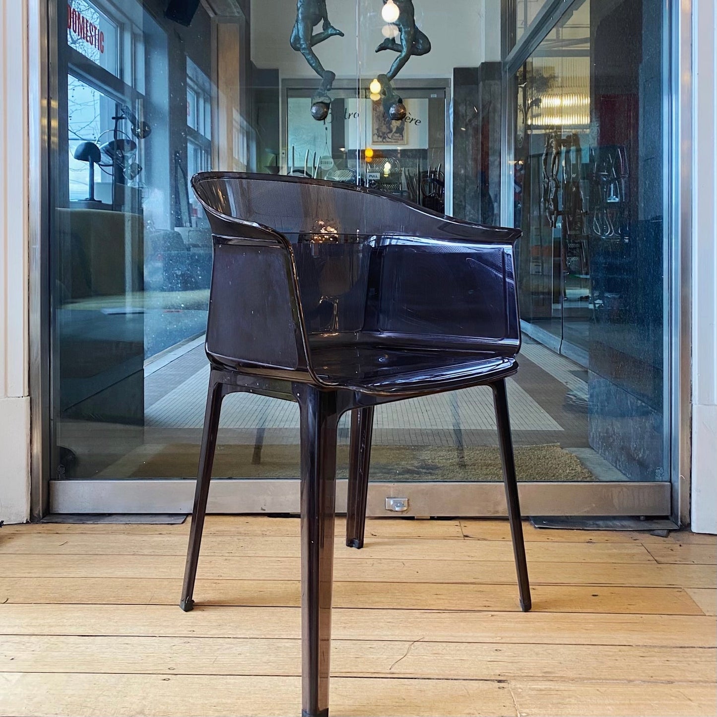 KARTELL / Papyrus Chairs in Transparent Chocolate Designed by Ronan & Erwan Bouroullec