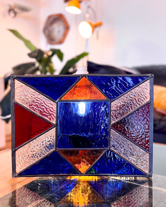 MID CENTURY LEADLIGHT 🔺🟦🔸