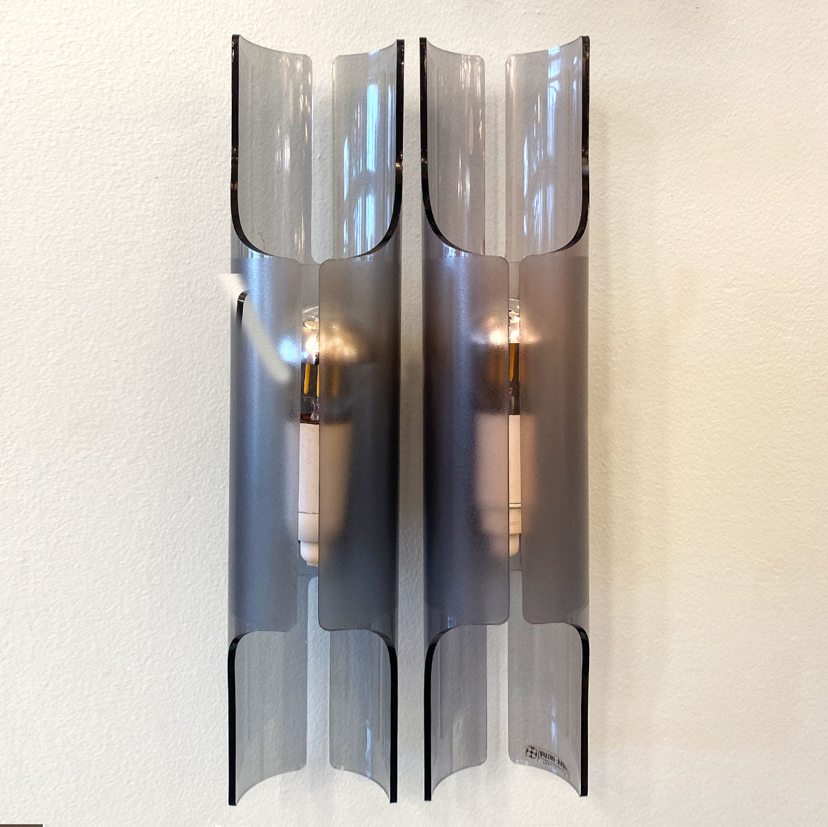 GUZZINI / Smokey Acrylic Wall Sconces
