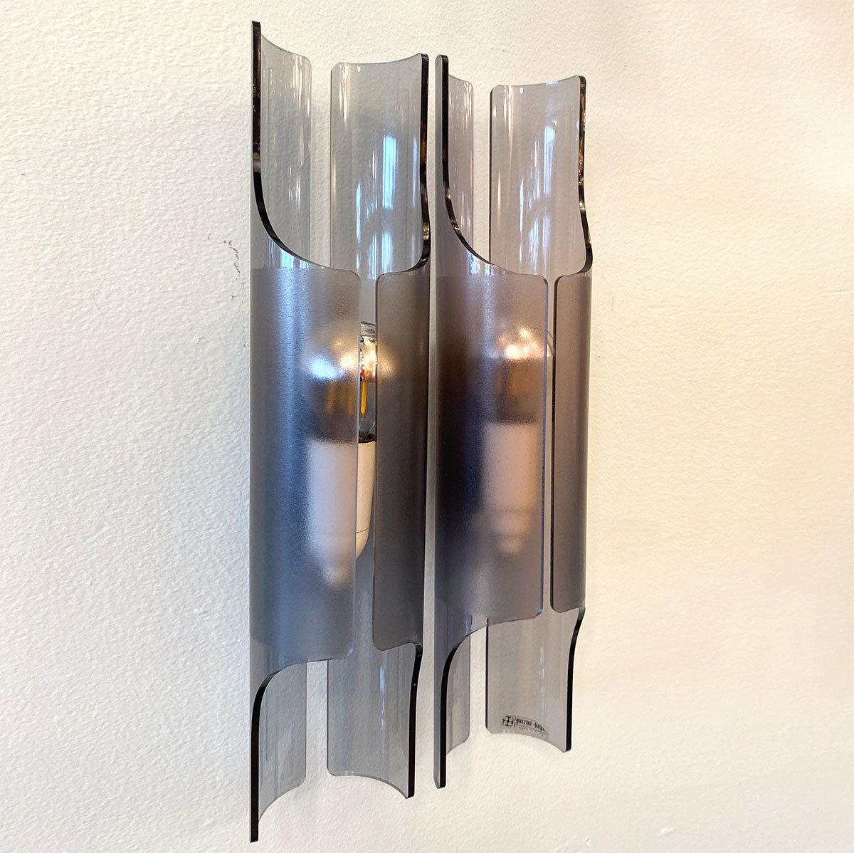 GUZZINI / Smokey Acrylic Wall Sconces