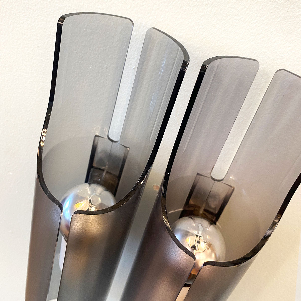 GUZZINI / Smokey Acrylic Wall Sconces