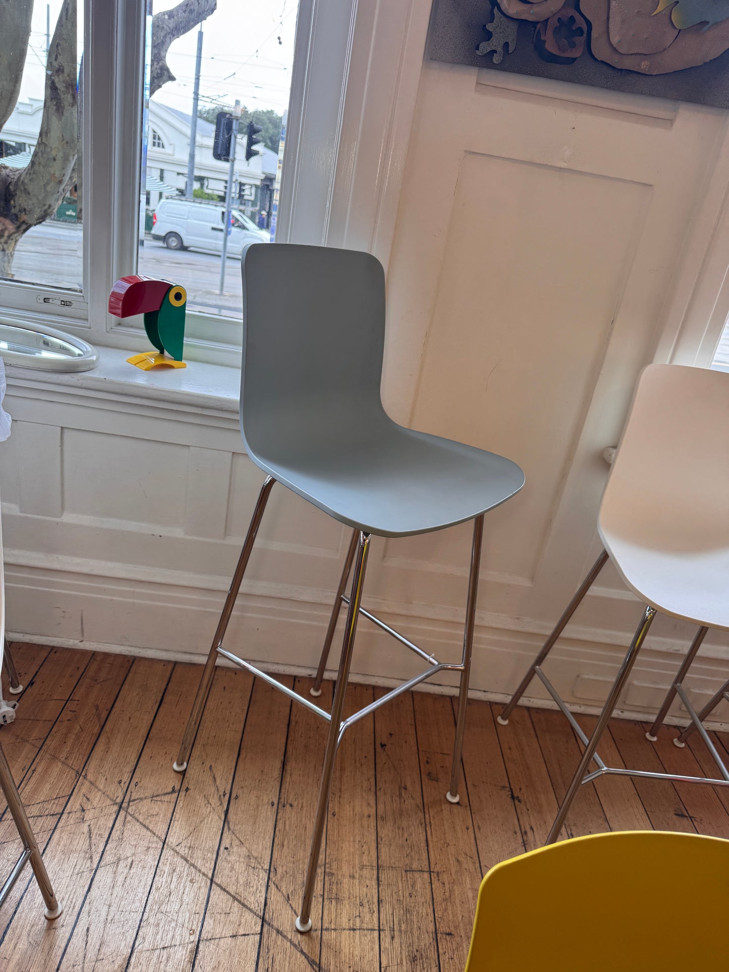 VITRA TAKEOVER / Hal High Stool by Jasper Morrison, 2010/2014 - Ice Grey