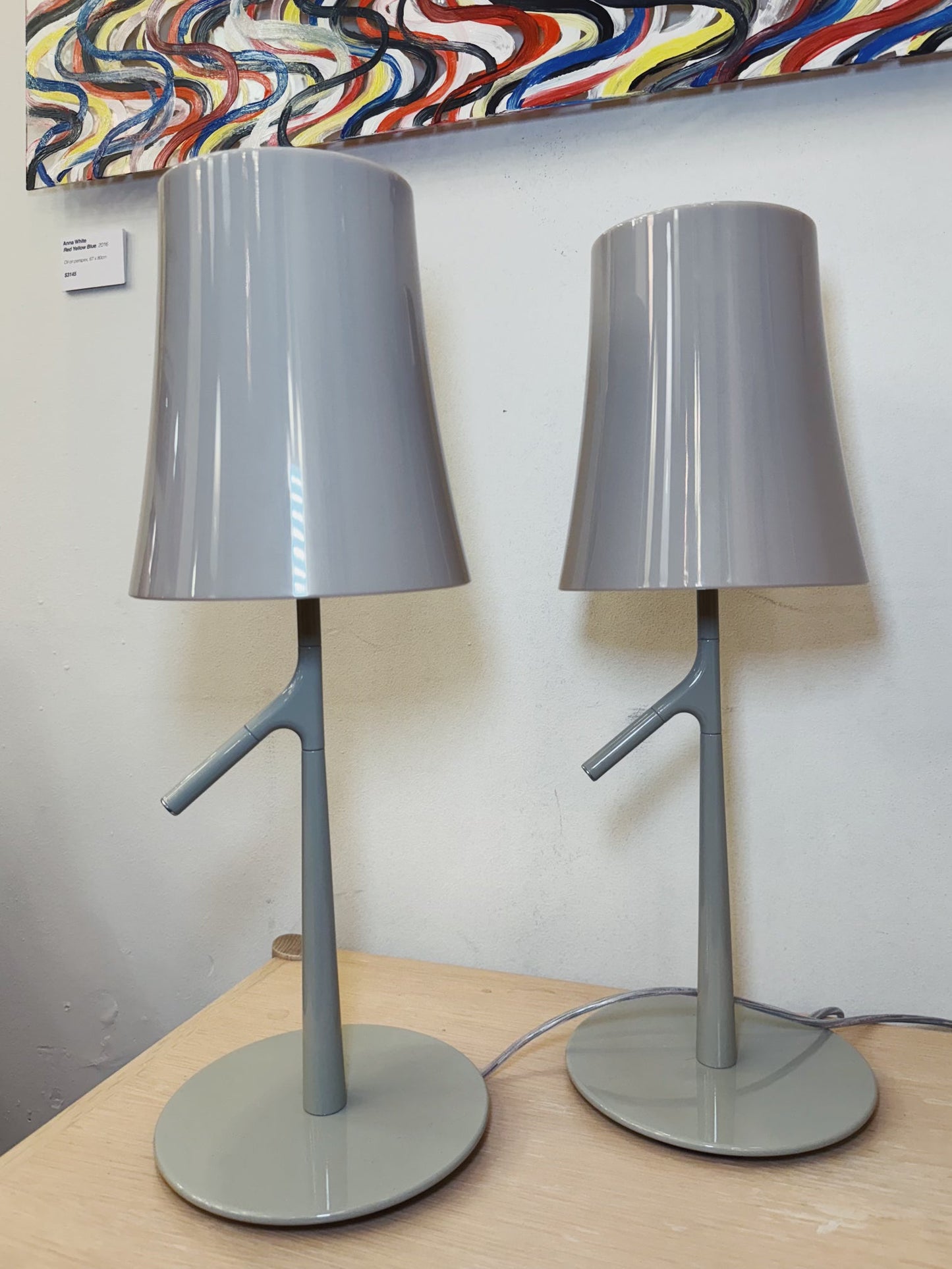 FOSCARINI / Birdie Touch Dimmer Table Lamp by Ludovica & Roberto Palomba