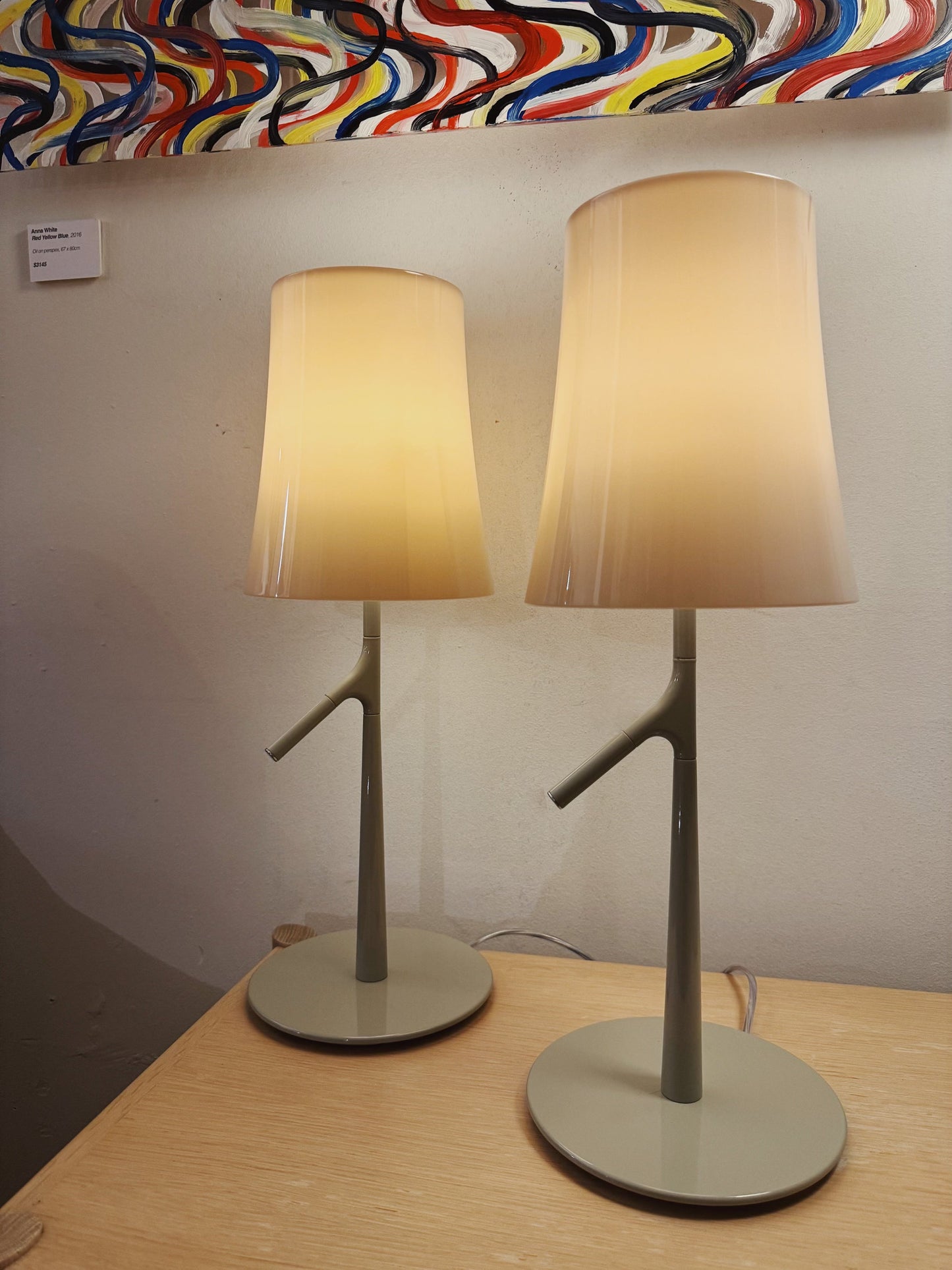 FOSCARINI / Birdie Touch Dimmer Table Lamp by Ludovica & Roberto Palomba