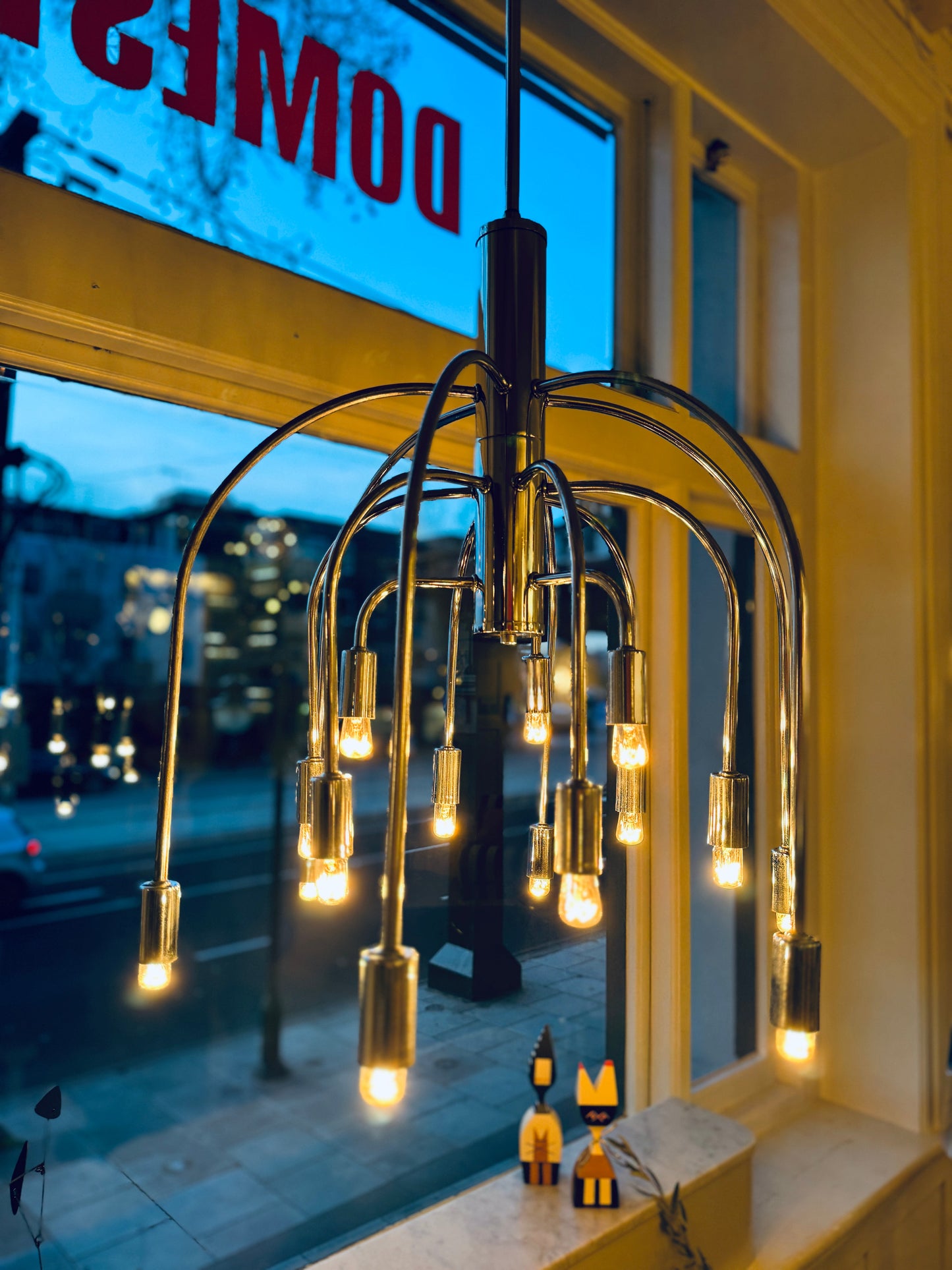 SCIOLARI / Spage Age Firefly Chrome Pendant