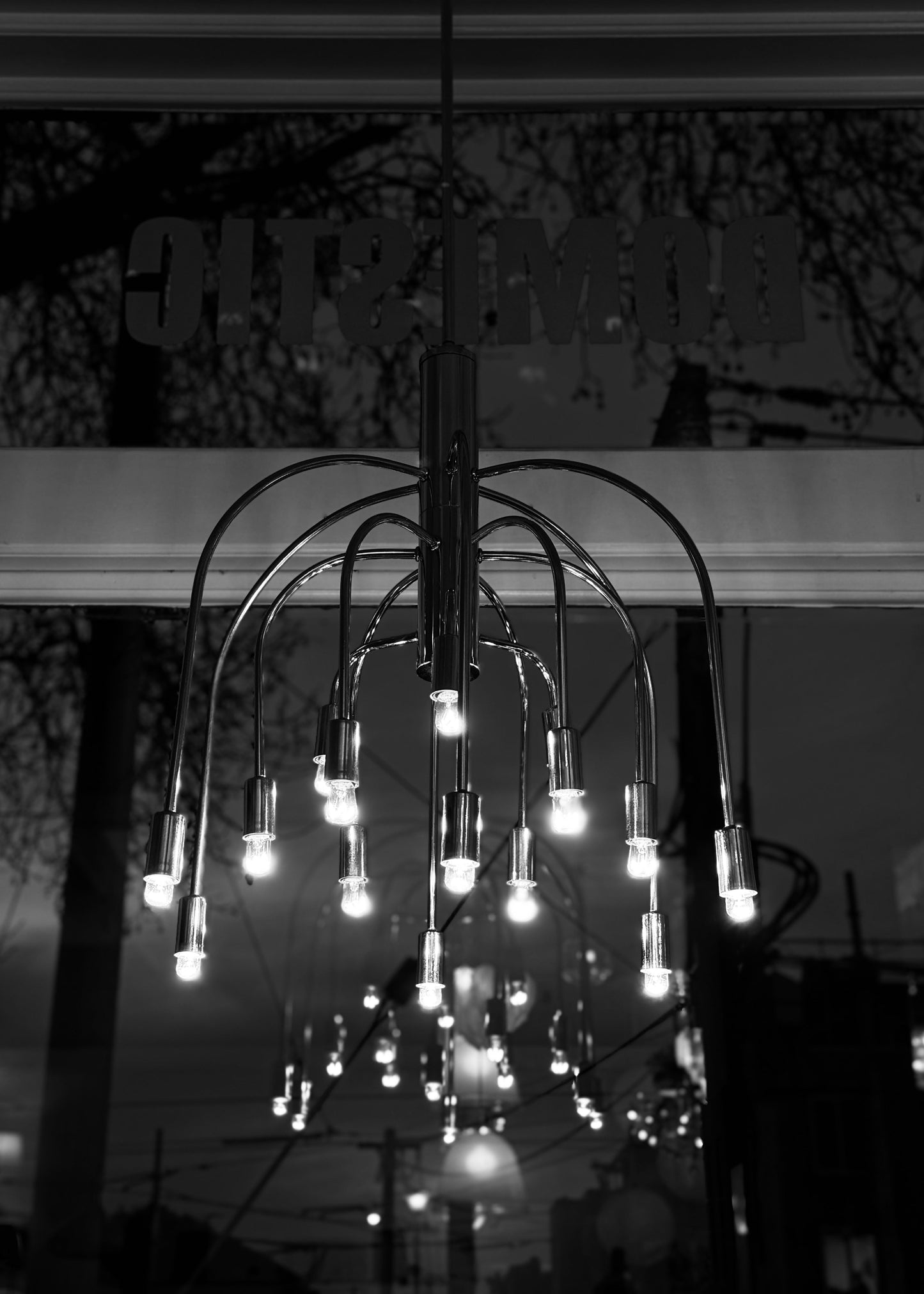 SCIOLARI / Spage Age Firefly Chrome Pendant