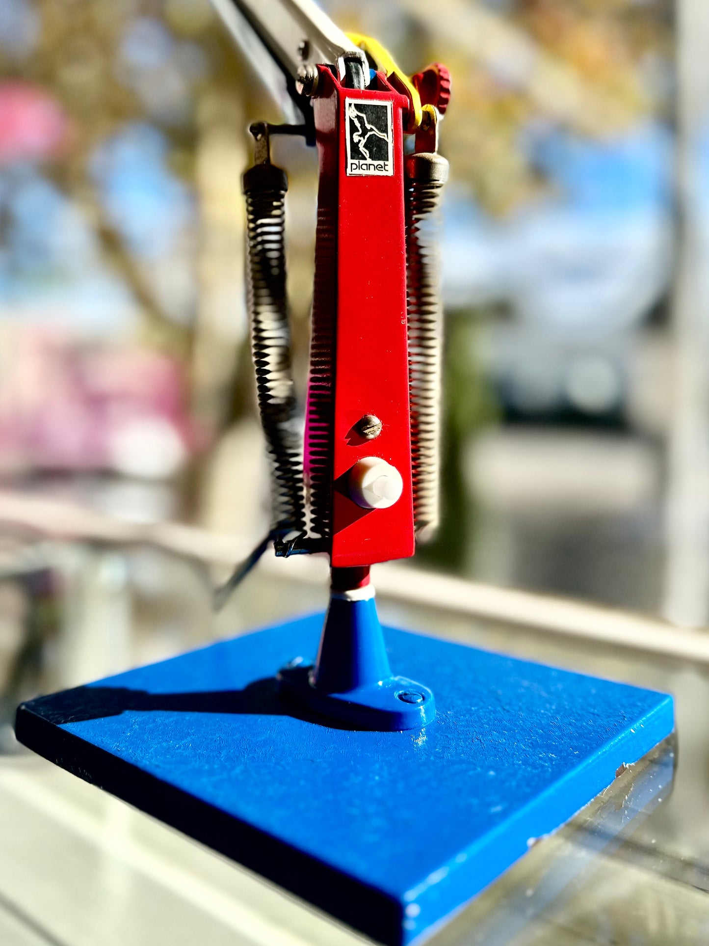 PLANET / Vintage Studio K Desk Lamp w/custom multicolour paintwork