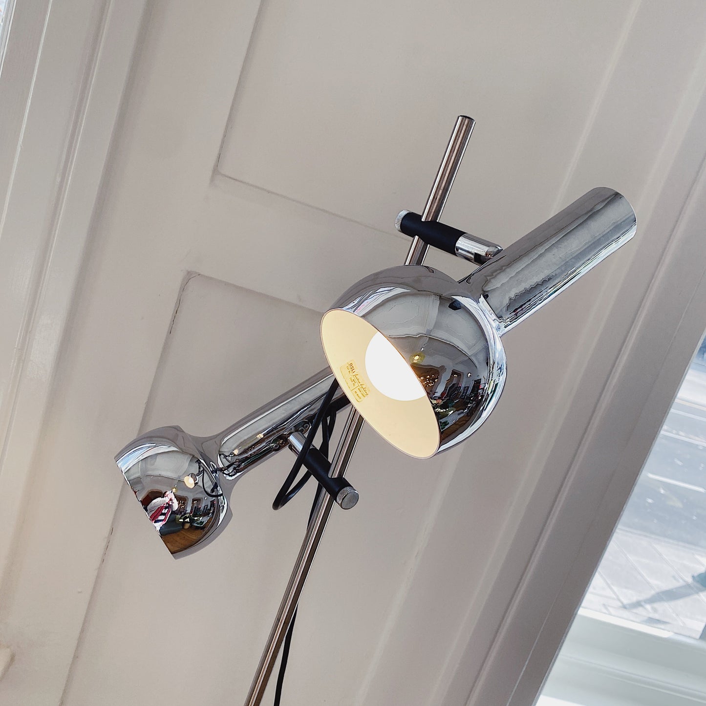 OSLO AUSTRALIA / Dual Head Floor Lamp - Chrome