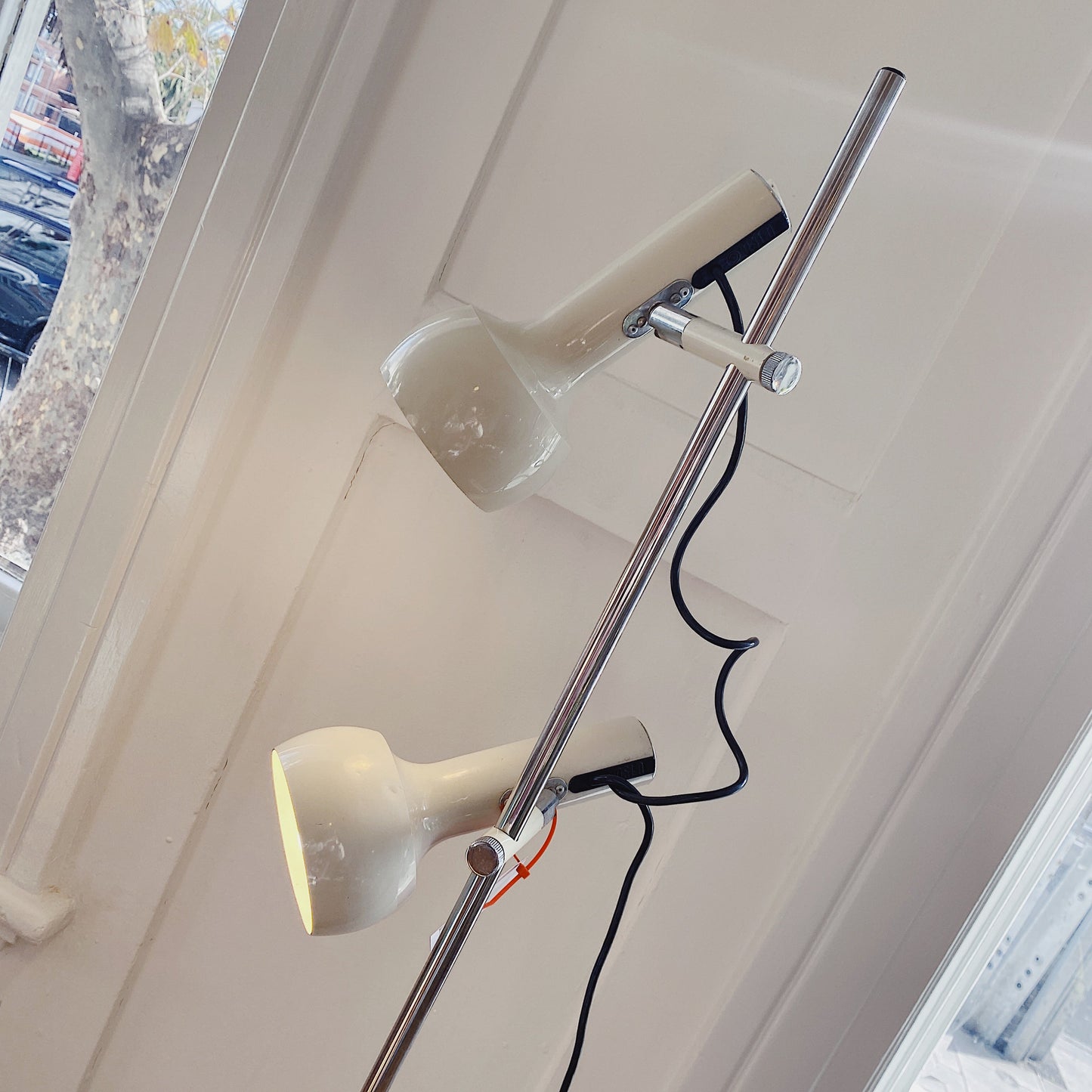OSLO AUSTRALIA / Dual Head Floor Lamp - Ivory
