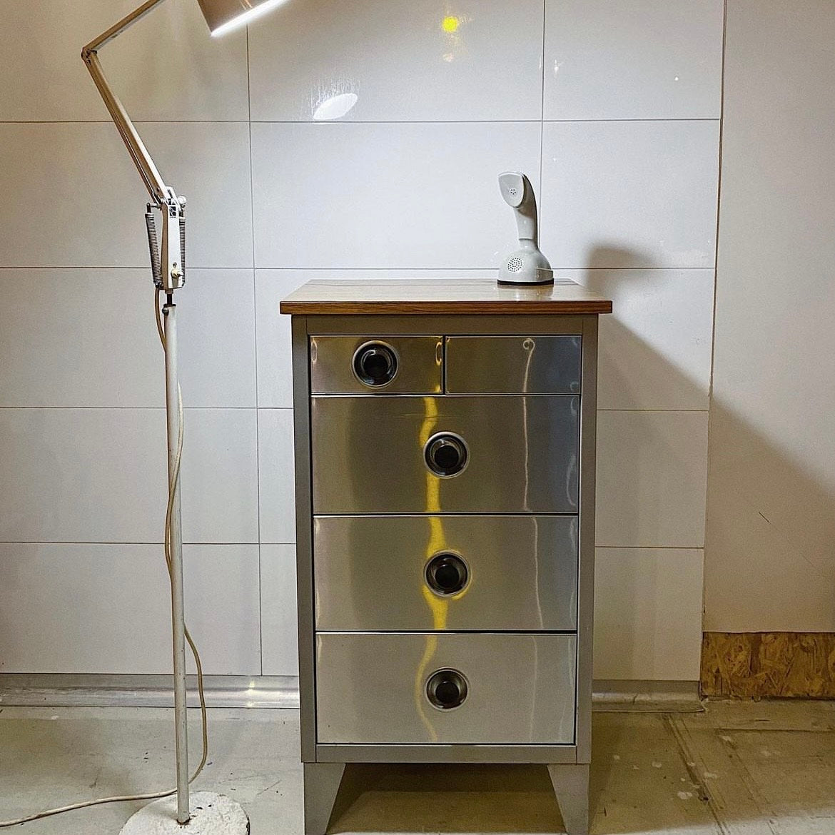 Namco 1960s Australian Industrial Stainless Steel Cabinets