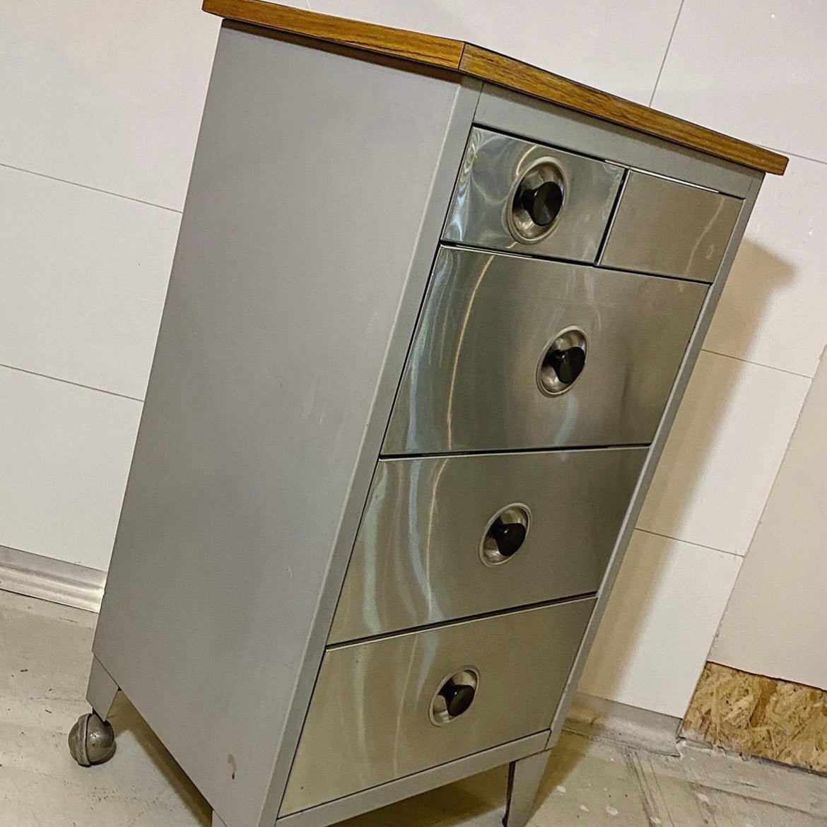 Namco 1960s Australian Industrial Stainless Steel Cabinets