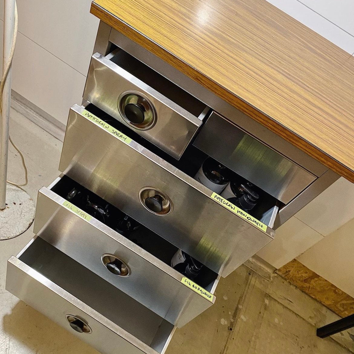 Namco 1960s Australian Industrial Stainless Steel Cabinets