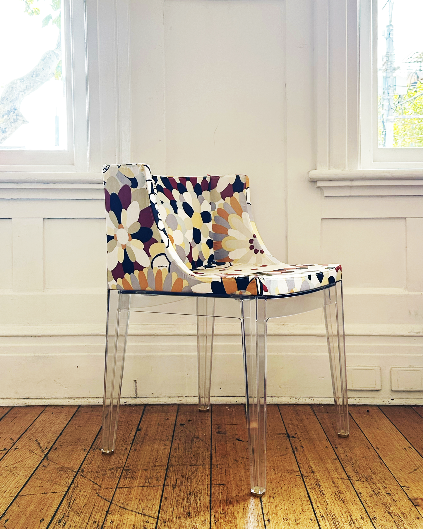 UNNEW / Kartell x Missoni Mademoiselle “A La Mode” Chair by Philippe Starck