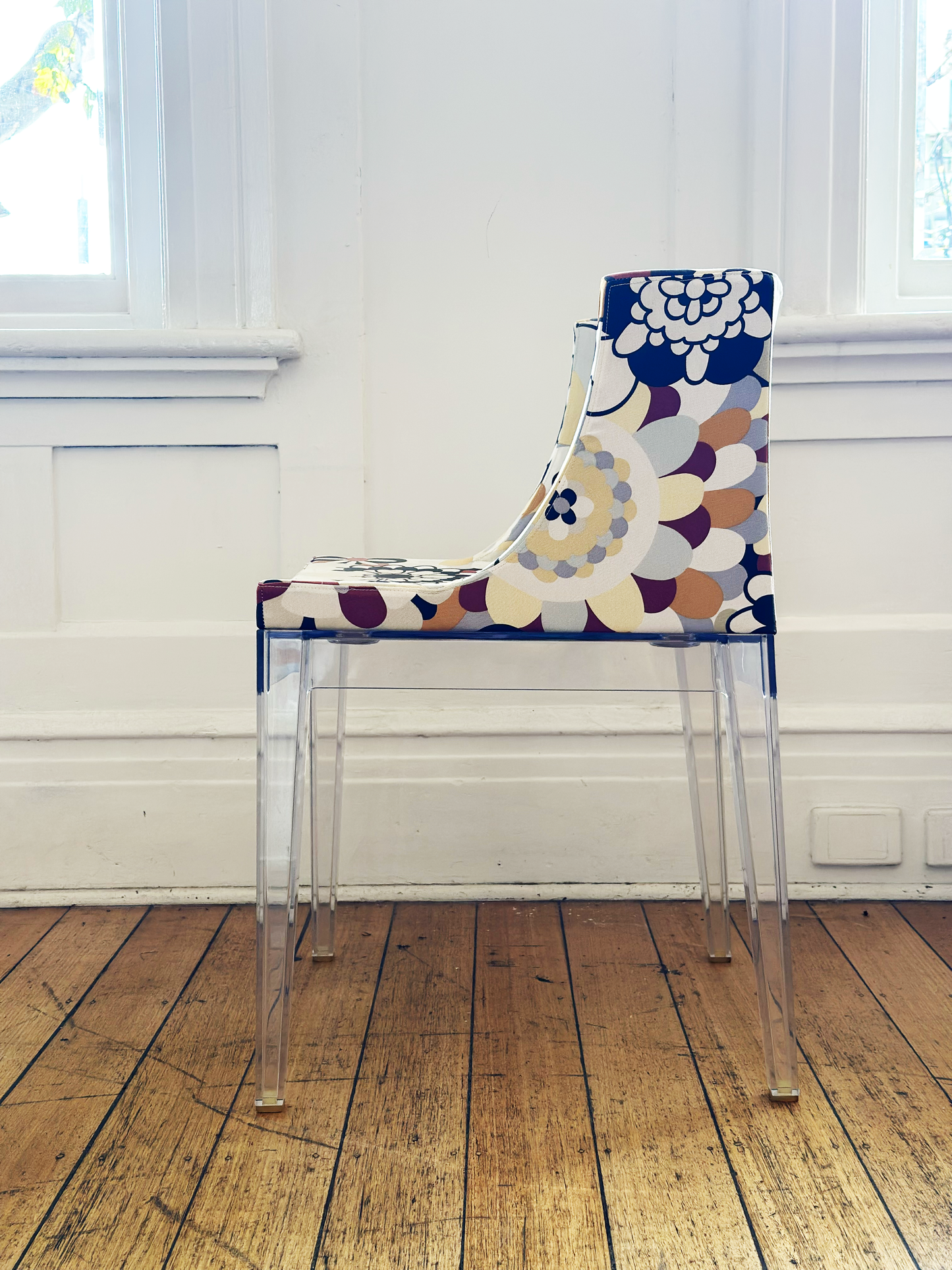 UNNEW / Kartell x Missoni Mademoiselle “A La Mode” Chair by Philippe Starck