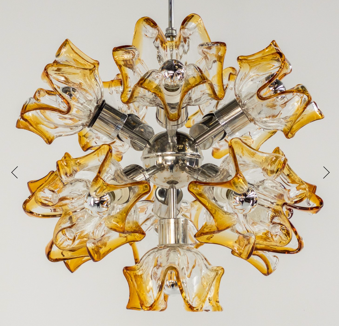 MAZZEGA MURANO / 1970’s ’Sputnik’ Chandelier