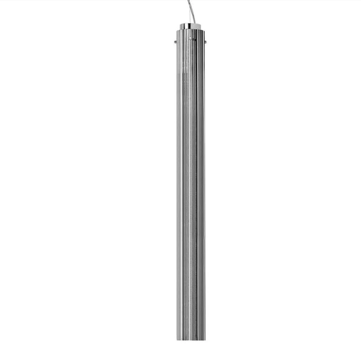 KARTELL / Rifly Metallic Chrome Suspension Lamp by Ludovica + Roberto Palomba