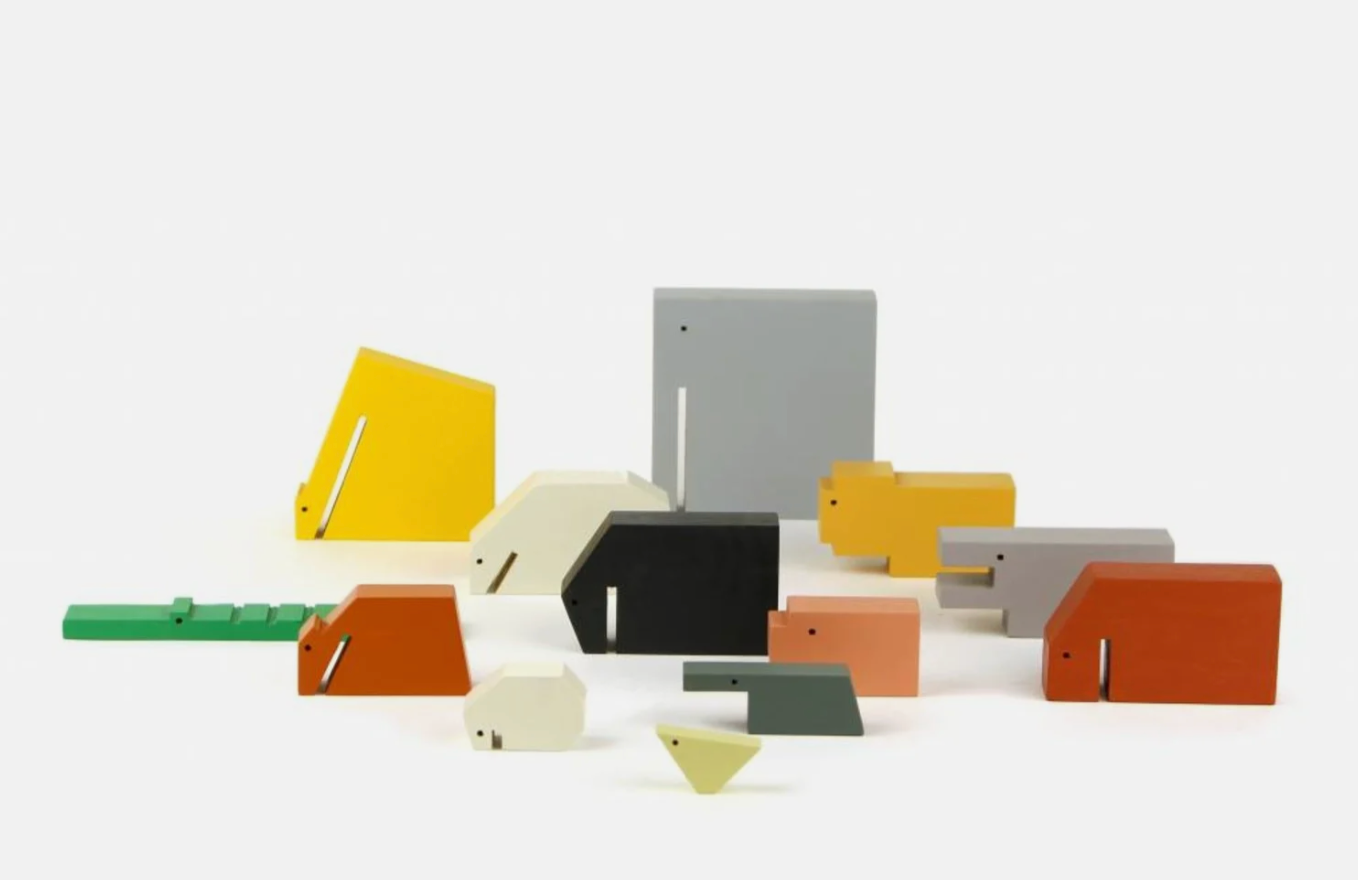 IKONIK / Wooden Animals Set by Floris Hovers