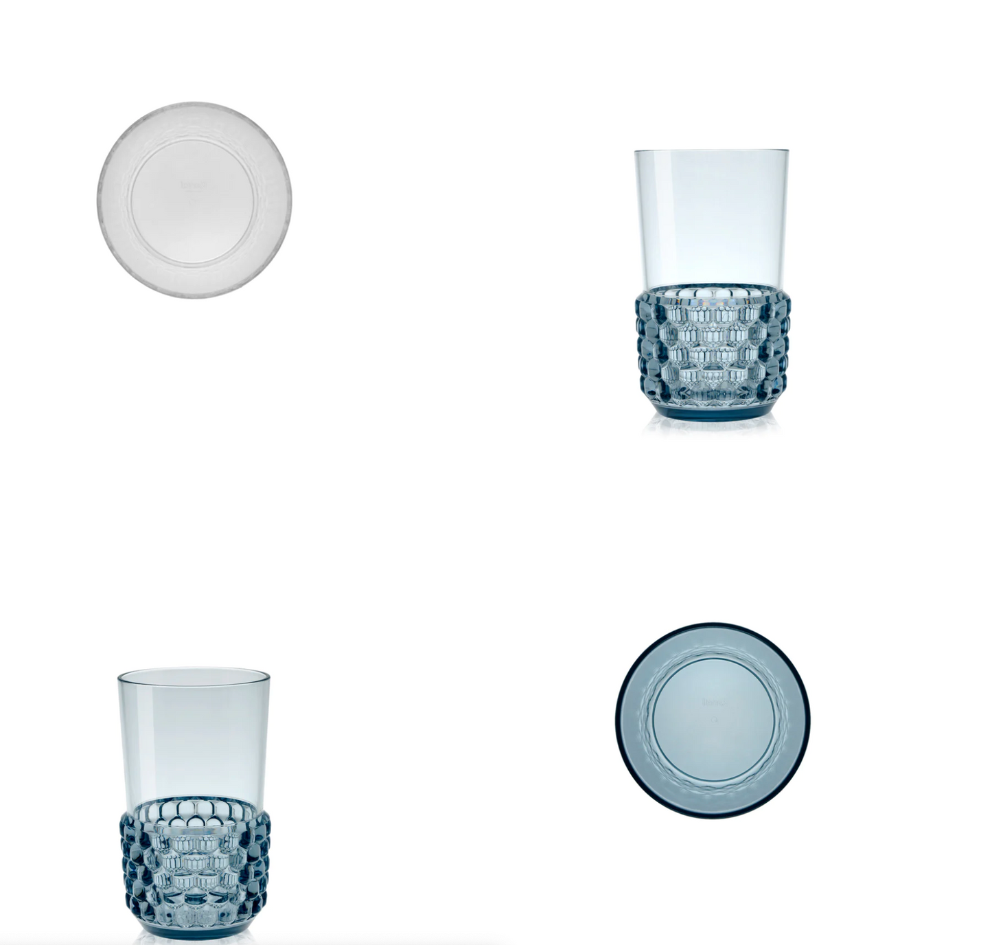 KARTELL / Jellies Family Cocktail Glass Set by Patricia Urquiola