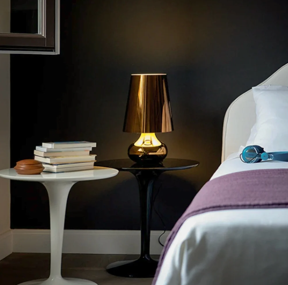 KARTELL / Metallic Dark Gold Cindy Lamp by Ferruccio Laviani