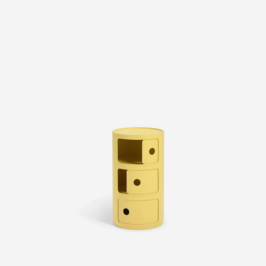 KARTELL / Butter Yellow Bio Componibili Modular Storage Unit by Anna Castelli Ferrieri