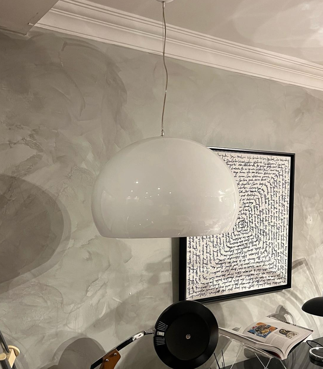 KARTELL / FL/Y White Pendant Lamp by Ferruccio Laviani